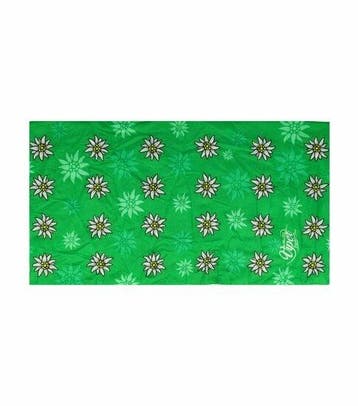 Haarband Multifunctioneel 45x25cm - Bloemen Patroon - Groen, Nieuw