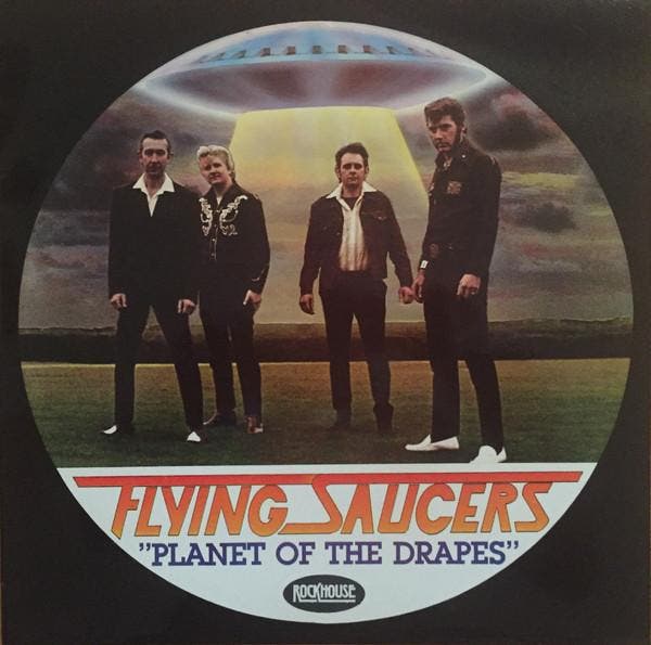 Lp - Flying Saucers - Planet Of The Drapes, Cd's en Dvd's, Vinyl | Rock, Verzenden