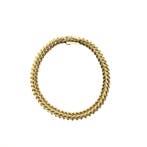 Gouden Franse gourmet schakelarmband, Sieraden, Tassen en Uiterlijk, Armbanden, Ophalen of Verzenden, Gebruikt, Overige kleuren