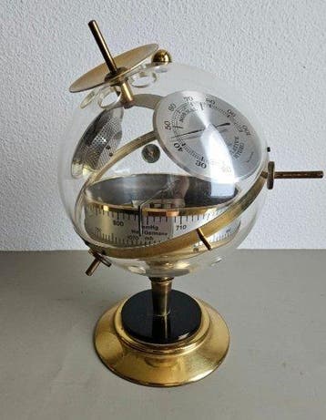 DGM - Weerstation - Messing, Glas, Aluminium - Sputnik