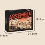 C.M. Betonmixer Vrachtwagen 165-delig Houten DIY Modelbouw, Verzenden, Nieuw