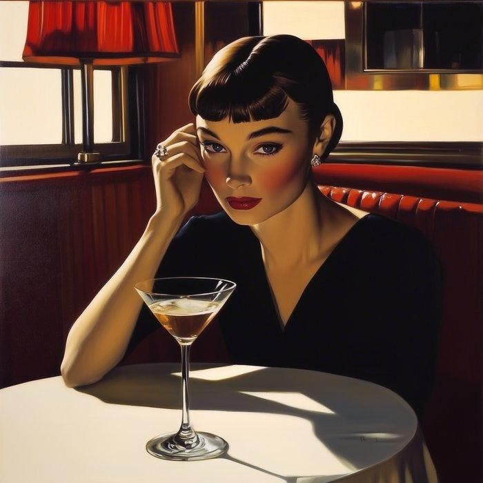 Le Yack - Audrey dans l’ombre, Antiek en Kunst, Kunst | Designobjecten