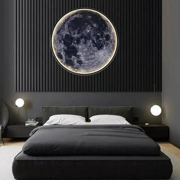 3D LED Maan Wandlamp met Afstandsbediening, Verzenden, Nieuw