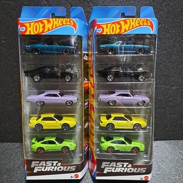Hot Wheels 1:64 - Modelauto (2) - “Fast & Furious” Die-Cast, Nieuw