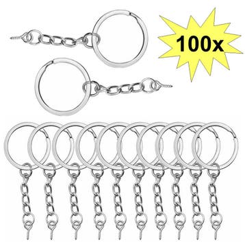 Fako Bijoux - Sleutelringen Met Schroefje - Sleutelhanger, Verzenden, Nieuw