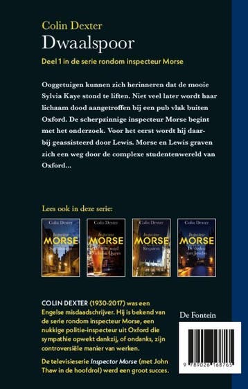 Dwaalspoor / Inspecteur Morse-serie / 1 9789026168765, Boeken, Verzenden, Gelezen, Colin Dexter