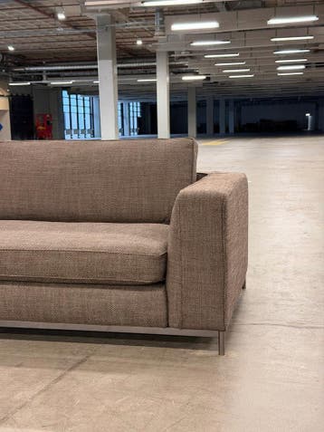Minotti Williams Bank | Gemêleerd | NIEUWSTAAT + Garantie, Huis en Inrichting, Banken | Bankstellen, 250 tot 300 cm, Stof, 75 tot 100 cm