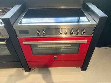 Bertazzoni PRO95I1EROT Inductie Fornuis 90 cm, Nieuw Showroo, Ophalen, 60 cm of meer, Nieuw, Energieklasse A of zuiniger