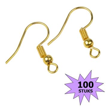 Fako Bijoux - Oorbel Haakjes - RVS - Stainless Steel - 100, Verzenden, Nieuw
