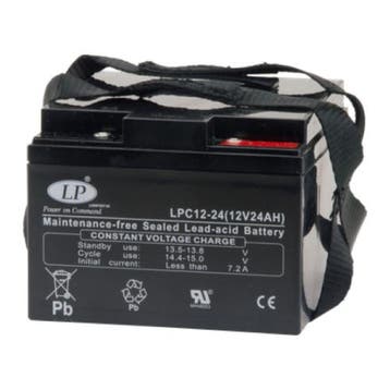 Landport (LP) VRLA-LPC-AGM accu 12 volt 24 ah LPC12-24 t12, Ophalen of Verzenden, Nieuw