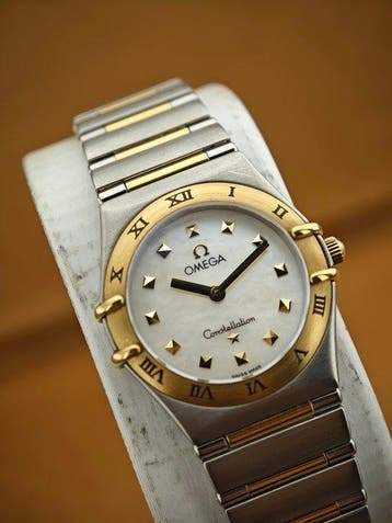 Omega - Constellation Quartz Mother of Pearl Dial Two-Tone, Nieuw