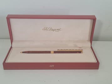 S.T. Dupont - Classique laque de chine poudre dor serti de, Nieuw