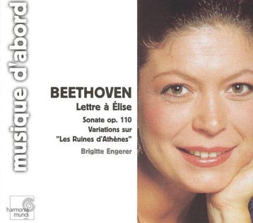 cd digi - Beethoven - Lettre Ã Ãlise / Sonate Op.110 /, Verzenden, Zo goed als nieuw