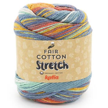 Katia Fair Cotton Stretch - 102 Klaproos - Biologisch kato, Hobby en Vrije tijd, Ophalen of Verzenden, Nieuw