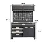 Gereedschapskasten set wandlengte 136 cm. brede 7 laden, Ophalen of Verzenden, Nieuw