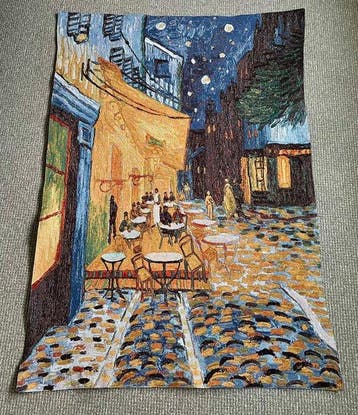 After Van Gogh - Wandtapijt - 130 cm - 92 cm