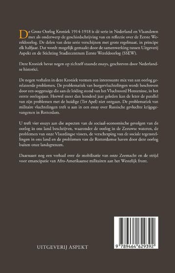 De Grote Oorlog, kroniek 1914 - 1918 / De grote oorlog,, Verzenden, Zo goed als nieuw, Henk van der Linden