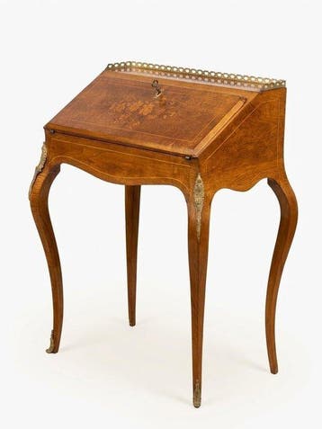 Elegante Damessecretaire - Secrétaire - met gebogen