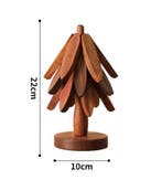Houten Boomvorm Onderzetterset met Standaard voor Pannen, Antiek en Kunst, Verzenden