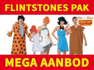 Flinstones kostuums - Mega aanbod Flinstones kleding, Ophalen of Verzenden, Nieuw