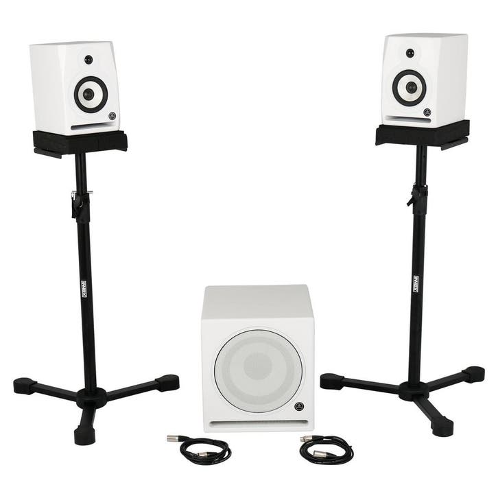 Devine RX-5A White Set + Sub studiomonitoren, Audio, Tv en Foto, Luidsprekers, Verzenden
