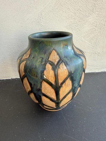 Keramis Boch - Charles Catteau - Vaas - Steengoed - Art Deco