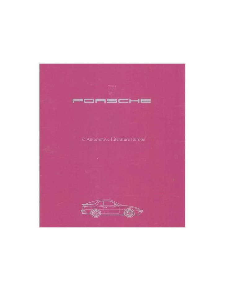 1984 PORSCHE 944 BROCHURE DUITS, Boeken, Auto's | Folders en Tijdschriften, Porsche