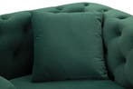 FAUTEUIL EMY GROEN MET KUSSEN CM 104X83X76, Huis en Inrichting, Ophalen of Verzenden, Nieuw