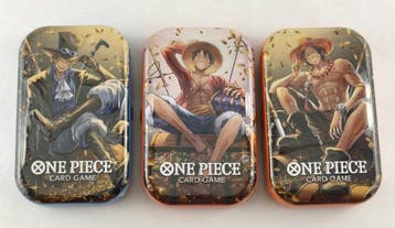 Bandai - 3 Box - One Piece - Tin Pack Set Vol. 2, Nieuw