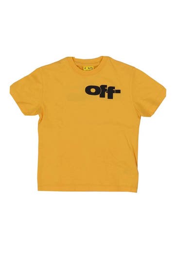 Off-White T-shirt Jongens in maat 104 Geel, Kinderen en Baby's, Verzenden, Zo goed als nieuw, Off-White, Jongen of Meisje