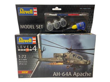 Revell 1:72 AH-64A Apache, Hobby en Vrije tijd, Modelbouw | Vliegtuigen en Helikopters, Verzenden, Nieuw