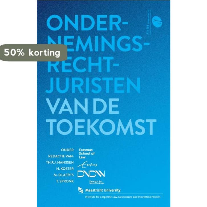 Ondernemingsrecht juristen van de toekomst 9789462512542, Boeken, Wetenschap, Zo goed als nieuw, Verzenden