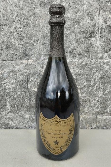 1985 Dom Pérignon - Champagne Brut - 1 Fles (0,75 liter), Verzamelen, Wijnen