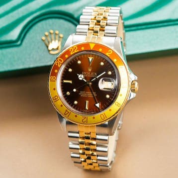Rolex - Gmt Master Root Beer Nipple Index Jubilee - Zonder, Sieraden, Tassen en Uiterlijk, Nieuw