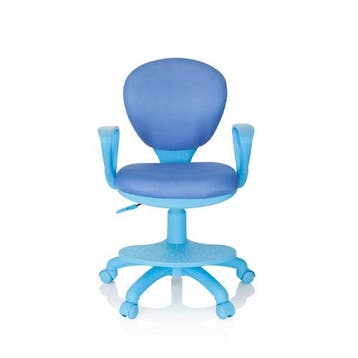 Bureaustoel | Met Armleuning | Kinderen | Stof | Blauw | KID, Verzenden, Nieuw
