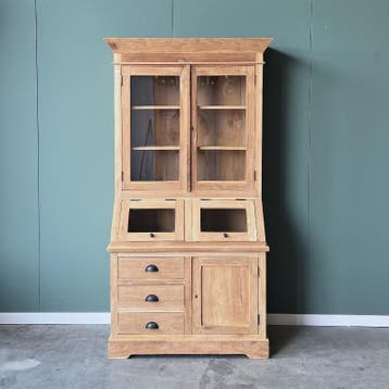 Teak grutterskast klassiek -  60 cm, Ophalen of Verzenden, Nieuw