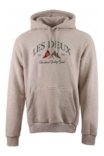 Les Deux Hoodie in maat M Beige, Kleding | Heren, Verzenden, Zo goed als nieuw, Overige kleuren, Les Deux