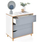 LIVSK Ladekast - 3 Ruime Lades - Kantelbeveiliging - Verzonk, Huis en Inrichting, Verzenden, Nieuw