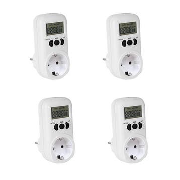 Energiemeter | Perel | 4 stuks (Digitaal, 3600W, Randaarde), Verzenden, Nieuw