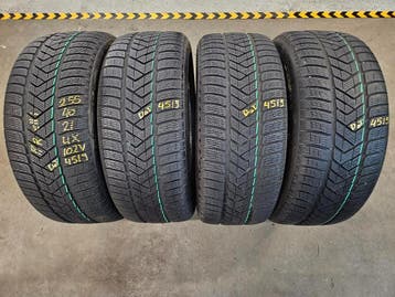 255/40/21 102V PIRELLI WINTERBANDEN 7MM PROFIEL 4X, Ophalen, Gebruikt, 255 mm, Band(en)