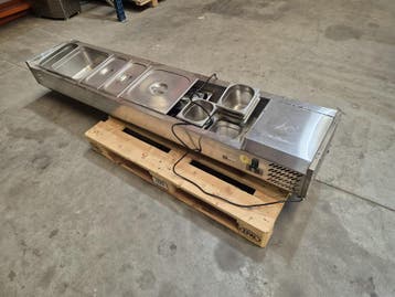 **VEILING** Grill pizzeria restaurant horeca-apparatuur, Gebruikt, Fornuis, Frituur en Grillen