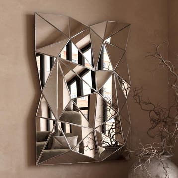 *WOONWINKEL* Kare Design Prisma Geometrische Spiegel 120cm, Huis en Inrichting, Woonaccessoires | Spiegels, Verzenden, Nieuw