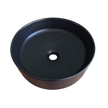 SALE - Venta 37 - Mat zwart - Waskom -  -  - Keramiek -, Ophalen of Verzenden, Nieuw