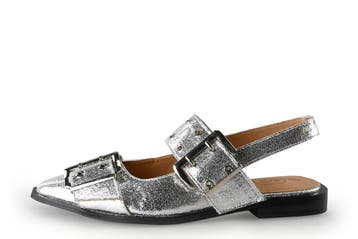 Shoecolate Slingbacks in maat 38 Zilver, Shoecolate, Overige kleuren, Verzenden, Zo goed als nieuw