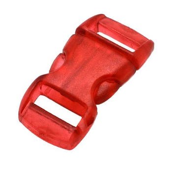 Paracord buckle / sluiting - Rood transparant #36, Ophalen of Verzenden, Nieuw, Overige typen