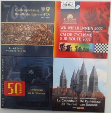 België. Year Set (BU) 2002/2009 (4 sets) (Zonder