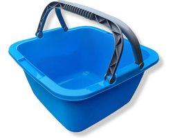 Afwasbak – Vierkante Afwasteil – 18,5 Liter – Blauw – Met, Ophalen of Verzenden