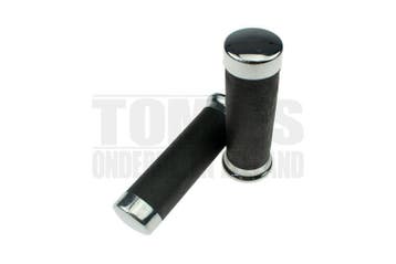 Handvatset Tuning chopper zwart / chroom 22mm / 24mm, Ophalen of Verzenden, Nieuw, Tuning