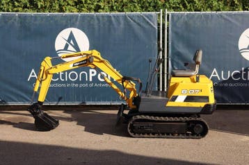 Veiling: Minigraver Yanmar B07-1 Diesel 5.5kW, Ophalen, Graafmachine