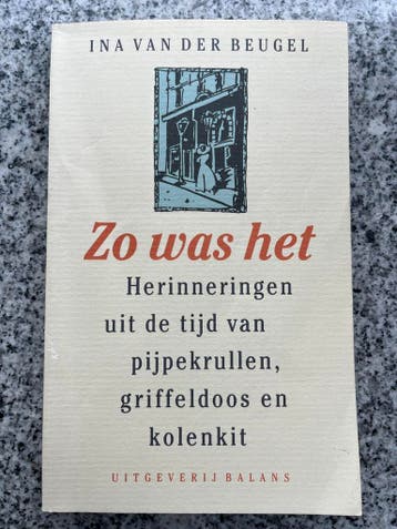 Zo was het, Verzenden, Ina van der Beugel, 20e eeuw of later, Gelezen